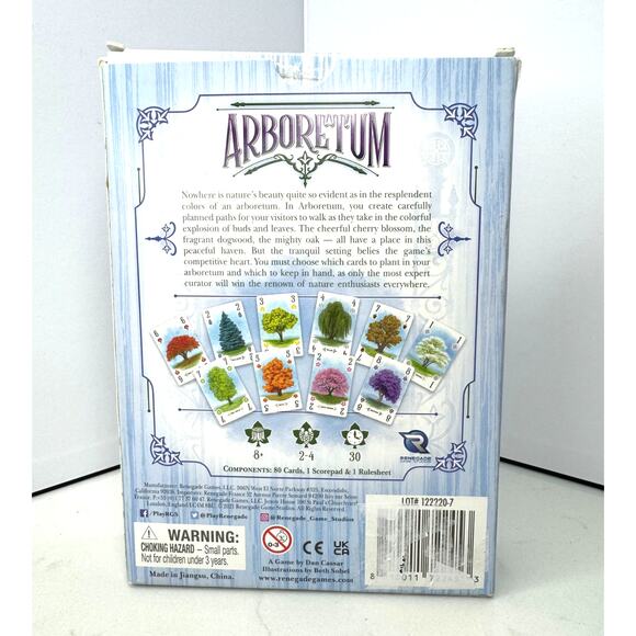 2018 NIB Sealed Dan Cassar ARBORETUM Card Game - Picture 2 of 3